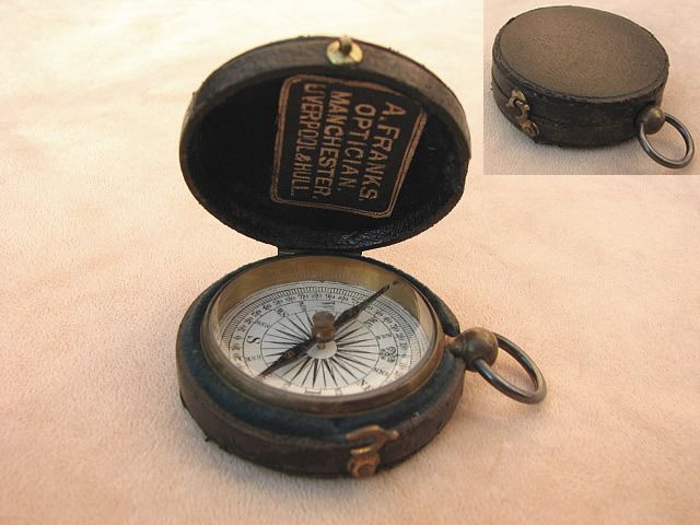 19th century pocket compass by Aubrey Franks